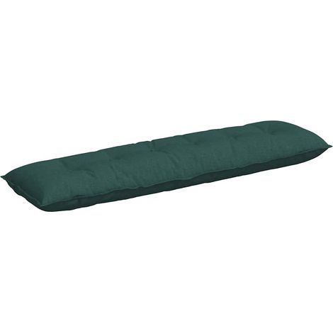 Back Pillow Dark Green 180 x 19 x 50 cm Fabric vidaXL