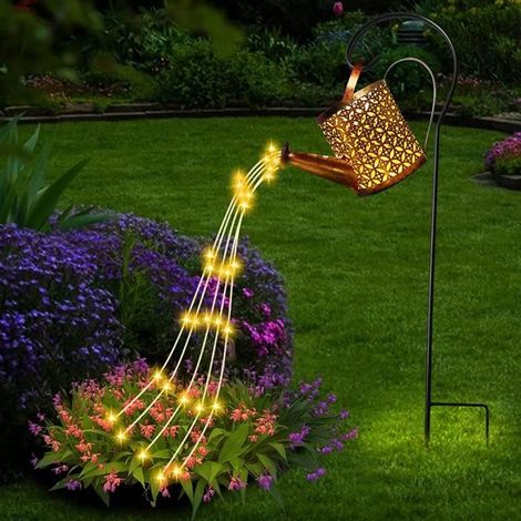 Solar-Girlande für den Garten – Sternendusche – Wasserdicht IP65 – Warmweiß – 5m