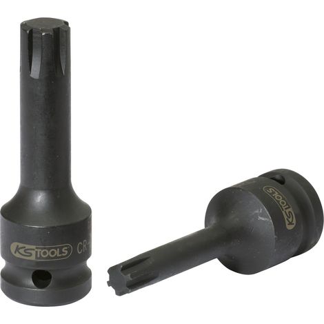 KS Tools 1/2 Kraft-Bit-Stecknuss für RIBE-Schrauben, M12 (1/3)