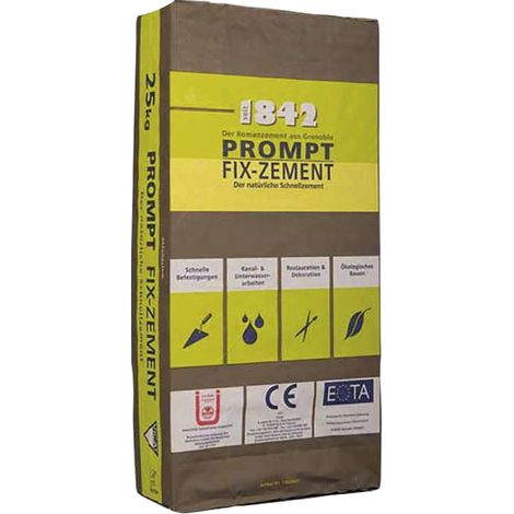 PROMPT FIX-ZEMENT (ROMANZEMENT - NATURSCHNELLZEMENT), 7,5 KG (1/4)