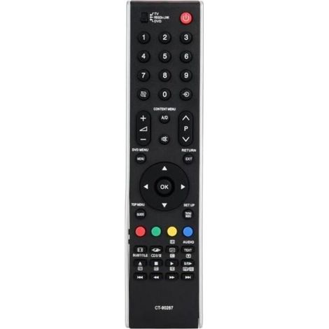 CT-90287A Télécommande de Remplacement pour Toshiba CT90307, CT-90327, CT90273, CT90274 TV (1/3)