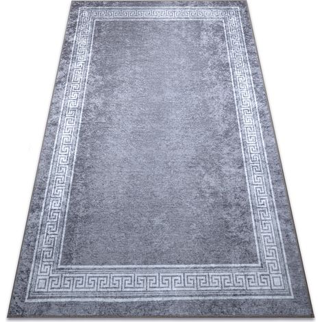 MIRO 51317.807 washing carpet Frame, greek anti-slip - grey grey 200x290 cm