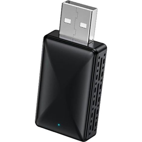 Adattatore wireless 2 in 1 per CarPlay e Android Auto: dongle wireless Plug & Play veloce e facile da usare, compatibile con le porte USB A/USB C cablate originali CarPlay, connessione veloce, aggiorn