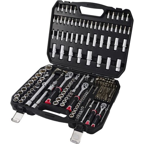 TOOLCRAFT Bit- und Steckschlüssel-Set 1/2", 1/4", 3/8" 255teilig TO-10674603 (1/5)