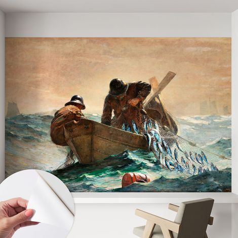 Papier peint adhésif décoratif pour chambre et salon Design moderne à poser facilement Aventure marine 152x104 cm (1/5)