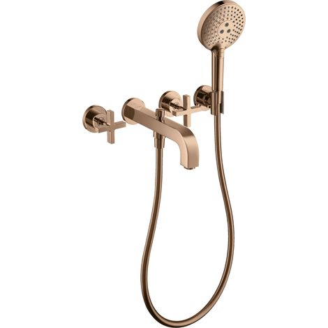 Mezclador de baño de 3 agujeros hansgrohe AXOR Citterio con asas (1/3)