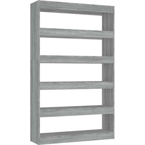 Maison Exclusive - Estantería/divisor espacios gris Sonoma 100x30 (1/5)