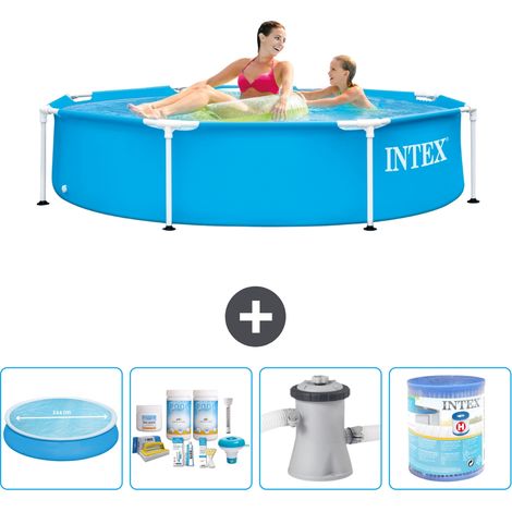 Intex Piscine Tubulaire Ronde - 244x51 cm - 5-pièces  S41411 (1/4)