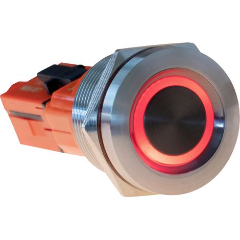 Joy-it Button22T-01 Button22T-01 Schalter tastend Rot, Blau (Ø x L) 22 mm x 38 mm IP68, IK10 1 St (1/3)