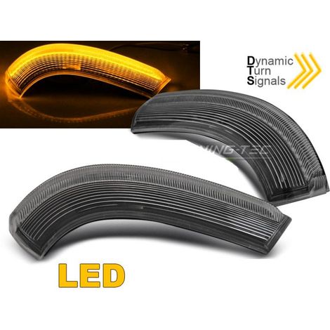 Paire Clignotant Retroviseurs VW Golf 5 2003 a 2008 LED Blanc Dynamic-33388240 (1/3)