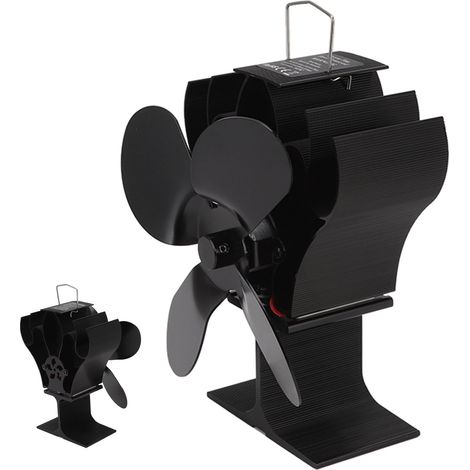 Ventilateur thermoélectrique pour poêle à combustion, auto-démarrage, en alliage d'aluminium résistant à la chaleur, 1400 tr/min, pour cheminée (1/5)