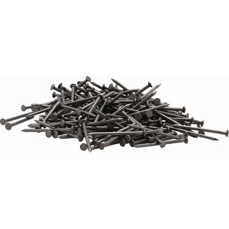 Pointe en acier poli Viswood à tête plate 2,0x35 mm (Boite de 200g)
