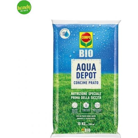 COMPO BIO Aqua Depot Concime per Prato, 10kg (1/4)