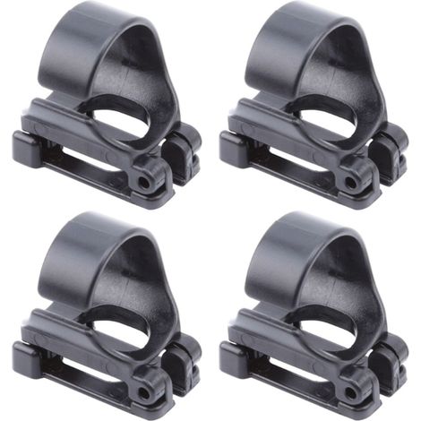 4 pièces attaches pour tuba, fixation universelle pour masque de plongée en apnée, support flexible pour tube respiratoire en silicone, plongeurs débutants et confirmés