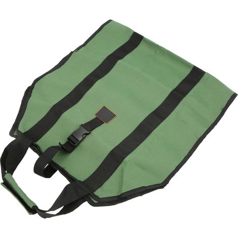 Sac à bois multifonction, solide et portable, grande capacité en toile, support de bûches vert (1/5)