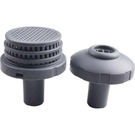 Intex 32-mm-Pooleinlaufdüsen-Set mit Filteranschluss für die Easy Set-Serie, komplettes Ersatzteilset für Wasserstrahlpumpen in Aufstellpools (1/5)