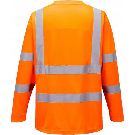 T-shirt Hivis Manches Longues Couleur : Orange Taille L - Portwest