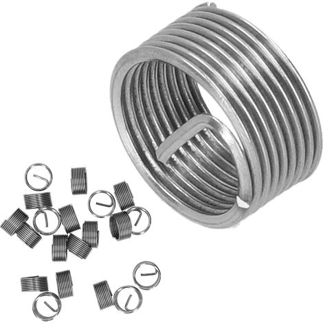 M14 1.25 14Mm X 1.25 Sus304 20Pcs Filetage Réparation M14 X 1.25 Spirale Cercle Insert Réducteur Écrou Fileté Développer Jeu De Douilles (1D) (1/5)