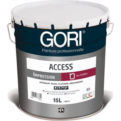 Peinture Gori Goriaccess Impression Glycéro Blanc 15l - Guittet