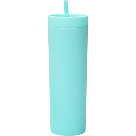 Tumbler Acrylique Double Paroi - 16 Oz - Avec Couvercle Et Paille - Pour Boissons Froides - Lot De 16 (1/3)