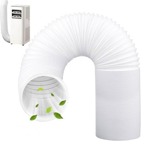 Manguera de escape para aire acondicionado, Escalable, Diámetro 150 mm, 1,5 metros, Manguera de escape para aire acondicionado portátil, secadora (1/5)