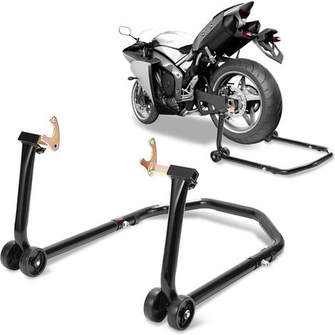 Staffa per moto Staffa regolabile per la larghezza della ruota posteriore per quasi tutte le moto. (1/5)