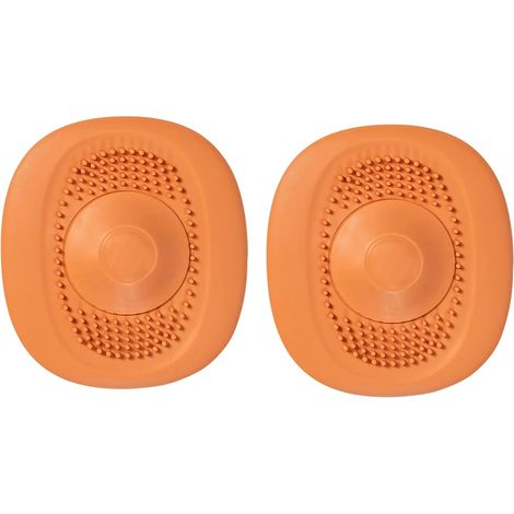 BEBUSINGOTO 2 Pièces Protection de Drain de Silicone,Couvercles de Drain de Douche,Filtre D'éVier de Cuisine Et Salle de Bain,Filtre Cheveux Douche (1/5)