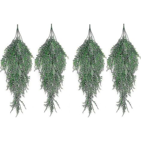 Plantes artificielles suspendues (lot de 2) - Décoration murale extérieure pour la maison et le jardin (1/5)