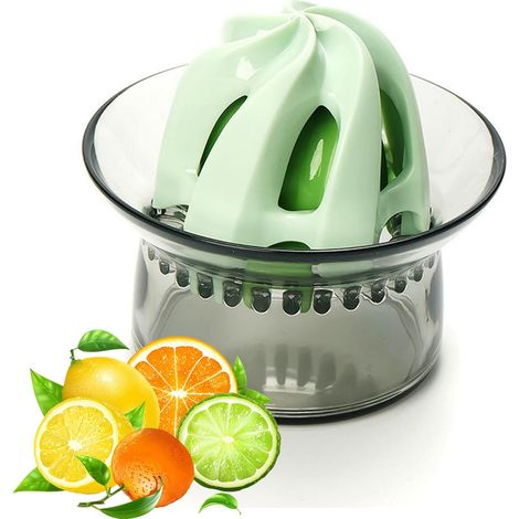 Presse-agrumes manuel 2 en 1 pour citrons et oranges, 9 x 8 cm (1/5)