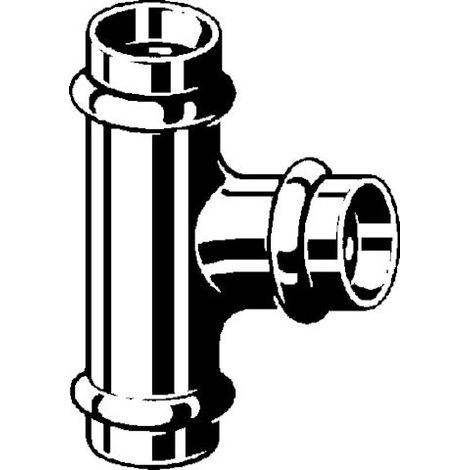 VIEGA 664589 Té en SC Profipress G 2618 (1/3)