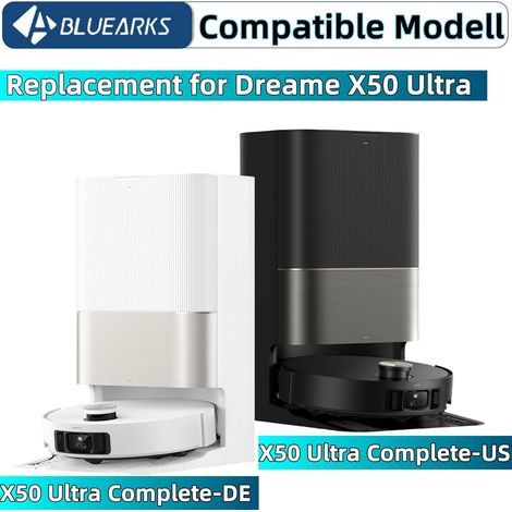 Dreame X50 Ultra 19-teiliges Multifunktions-Saugroboter-Zubehörset, inklusive 1 Paar Hauptbürsten, 2 Filter, 4 Reinigungspads, 4 Seitenbürsten und 4 Staubbeuteln (1/4)