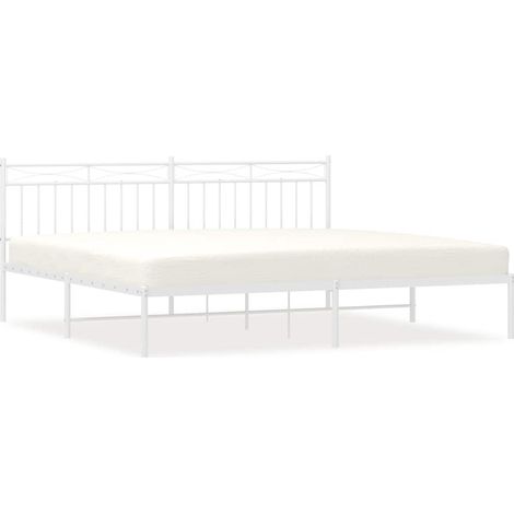 Maison Exclusive - Estructura cama sin colchón con cabecero metal (1/5)