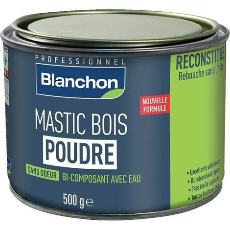 Mastic bois en poudre Wood Mastic Bi bois blond - boîte 500g
