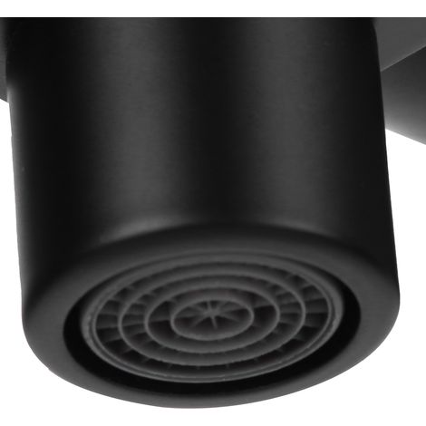 Robinet d'évier G1/2 noir pour balcon, simple robinet à gravité, eau froide, accessoires de quincaillerie. (1/5)