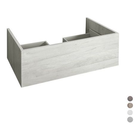 BASE 1 CASSETTO CON VANO SIFONE MOD. UNIKA Misura: cm 70x45,5xH.25 Olmo Cemento