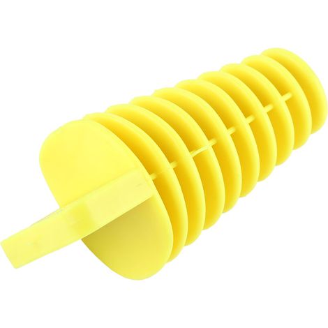 Bouchon de lavage jaune pour silencieux moto, dirt bike, ATV et quad 2-4 temps (1/2)