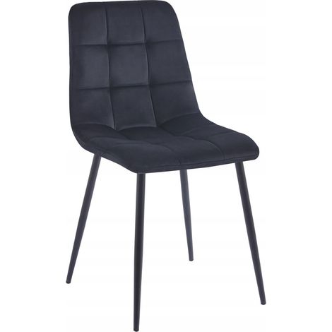 Fauteuil en velours noir K11-FX Riviera 100 (1/5)