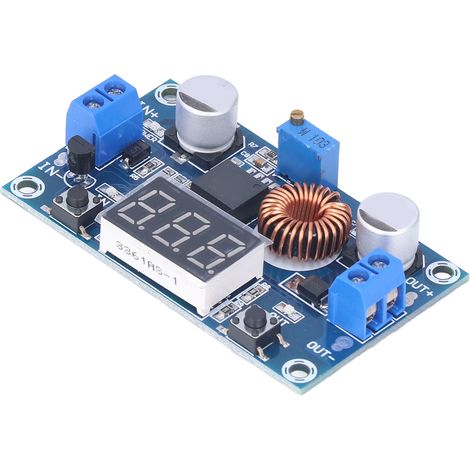 Module abaisseur de tension CC-CC haute puissance 5 A 75 W avec affichage de tension réglable, convertisseur et carte de régulation de tension XL4015 (1/5)