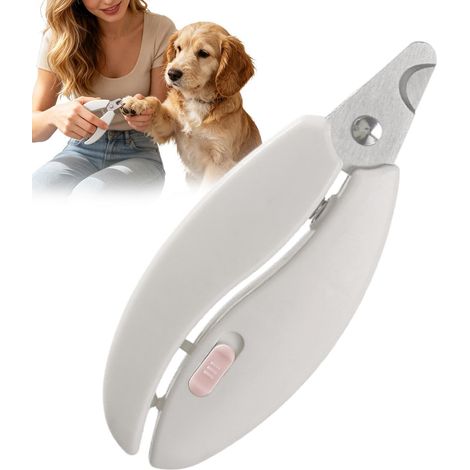 Krallenschere für Haustiere – Sicherheitsverriegelung für die Fellpflege Krallenschere für Hunde – Für kleine, mittlere und große Katzenrassen und Welpen – Für Zuhause, Reisen und Camping (1/5)