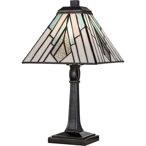 Elstead Alderley Lampe de table moyenne à 1 lumière, bronze vintage (1/5)