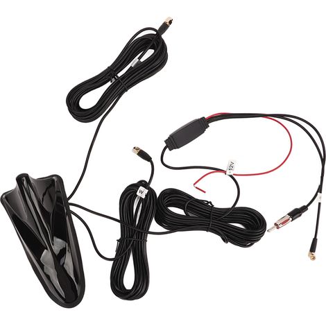 Antenne requin 12V GPS DAB FM WIFI haute sensibilité, câble 5m, aérien radio universel (1/5)