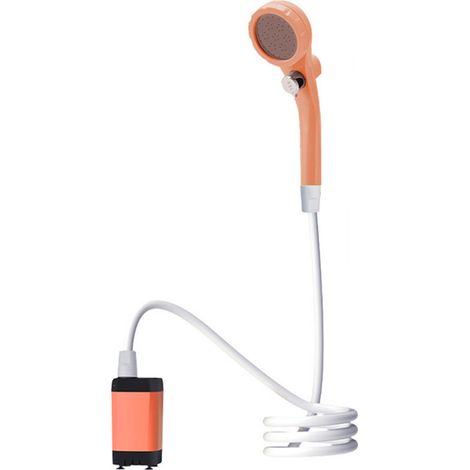 Tente de douche (orange), douche de camping améliorée (1/2)
