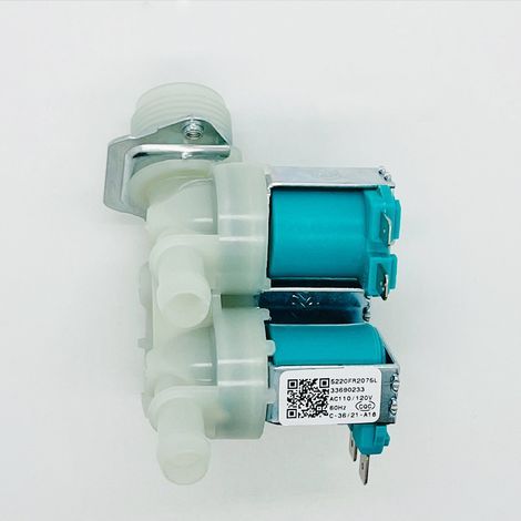 Électrovanne de machine à laver 5220FR2075L, électrovanne 5221ER1003A à trois vannes (1/4)