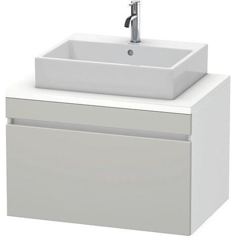 Meuble sous-console DURASTYLE 512x800x548mm chêne noir / blanc mat