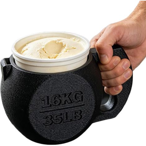 Support de crème glacée – Imprimé 3D résistant au froid, support de récipient à crème glacée – Pour servir des desserts, divertissement, pendaison de crémaillère, maison, cuisine, salle de (1/5)