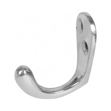 COLGADOR SENCILLO LATON NIQUEL MATE - EHLIS