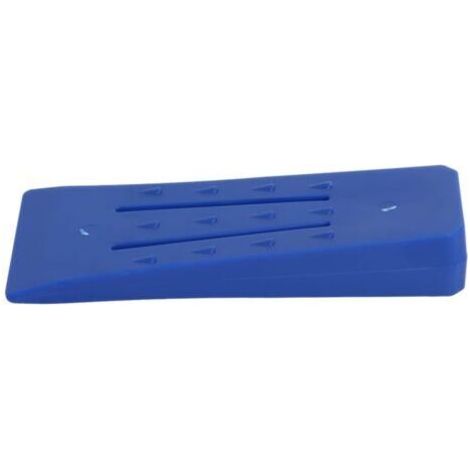 cales d'abattage 6 pouces, outils de coupe d'arbre en plastique de pour guider la stabilisation de l'arbre, ensemble de fournitures d'abattage de coin de tronçonneuse,Lot de 3, Bleu
