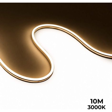 Neón LED Flexible 24V DC - 10x18mm - 10 Metros - Kit (1/5)