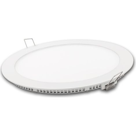 Rundes, mattweißes 18-W-LED-Downlight mit kalter Oberfläche (1/3)