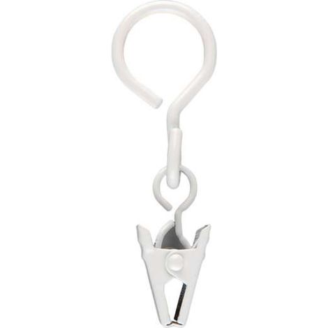IDEAS 12 - Anello in metallo Pinza Bianco (1/2)